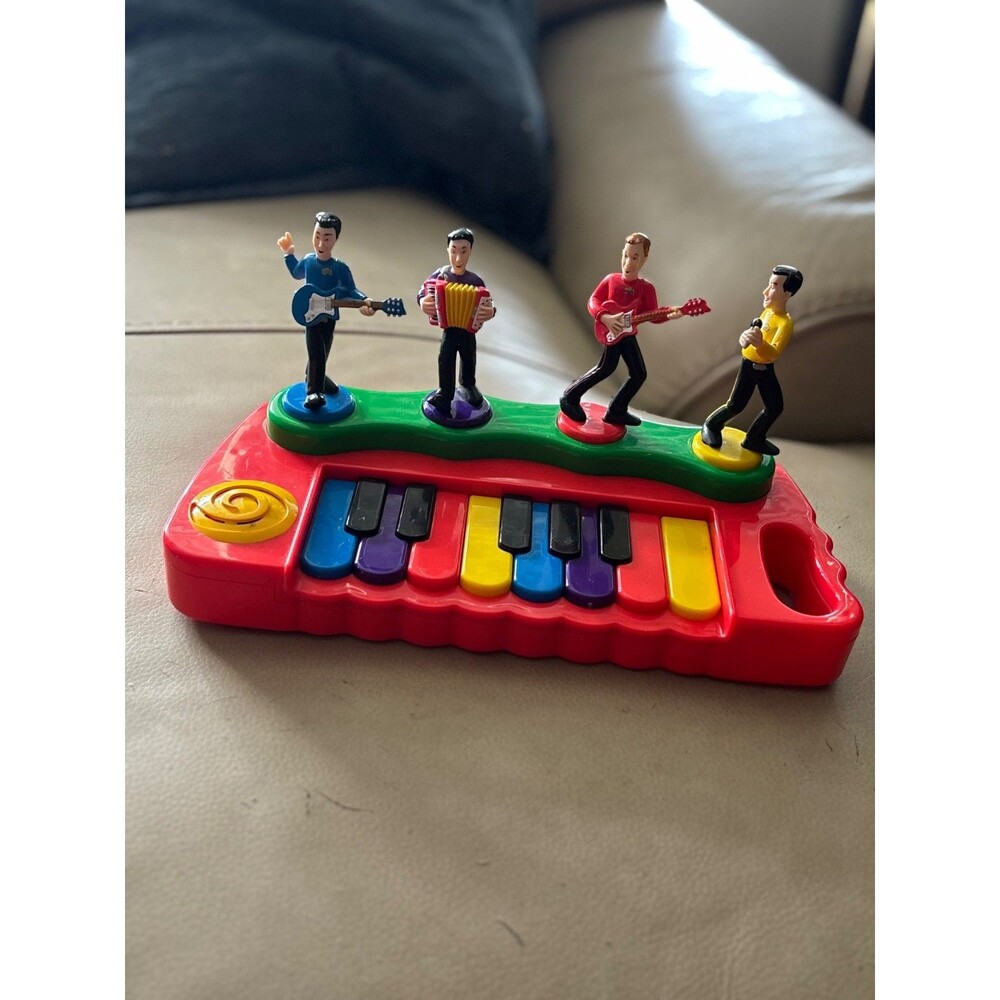 Vintage 2004 Spin Master THE WIGGLES Piano Keyboard Musical Toy WORKS
